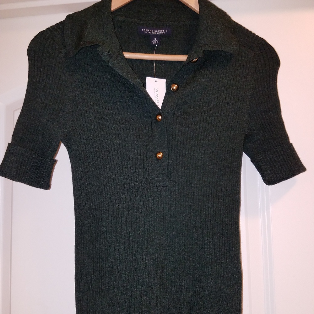 Banana Republic Extra Fine Merino Knit Top